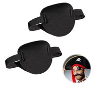 Eye Patch,2PCS Adjustable Eye Patches,Medical Eye Patch,Amblyopia Lazy Eye Patches for Left or Right Eyes,Adults and Kids,Black