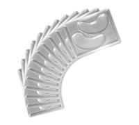 Eye Patch Mold - DIY Eye Patches Reusable Tray, Homemade Mould, Transparent, Crescent Shape Cavity, Smooth Inner, Flexible Demolding Edge, 12 Piece | Set for Gel Cream Eyes