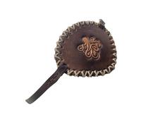 Eye Patch - Retro PU Eye Patch | PU Leather Patch with Single Eye | Steampunk Eye Patch | Adjustable Medieval Gothic Skull and Bone Cosplay Costume