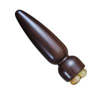 Eye Roller - Seed Shape Mini Wooden Massager Wand Lightweight Face Tool | Universal Gua Sha for Neck Body Spa Travel Shower Yoga Relaxation M