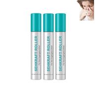 Eye Roller Serum for Relief Eye Dryness, Gentle Massage Eye Care Stick, Moisturizing Serum for Tired Eyes from Work, Gaming & Late Nights, Portable Design (3PCS)