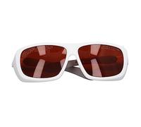 Eye Safety Glasses Professional High Performance Protection Goggles for Fiber Optic Technicians and Operators PC Material with Storage Bag (White)