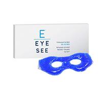 Eye See Cooling Gel Eye Mask - Cold Compress Ice Pack with Gel Beads - Microwave Safe for Heat Therapy -Great for Puffy Eyes, Dark Circles, Dry Eyes, Soothing Headaches