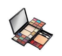Eye See You Makeup Kit with 18 Shimmery Eyeshadows, 3 Highlighters, 2 Compact Powders, 2 Applicators & 1 Sponge | Al.l-in-One Eye, Face & Lips Makeup Palette for Women (Multicolor-01, 29g)