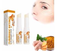 Eye Serum, Eye Balm,Eye cream stick tightens the skin around the eyes,Turmeric Eye Cream Stick,moisturizing dark circles, relieving puffiness and eye bags, Reduces Fine Lines (3 Pcs)