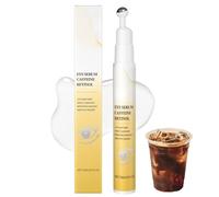 Eye Serum for Dark Circle Treatment, Retinol Eye Cream with Caffeine, Under Eye Cream with 360° Massage Roller for Puffiness, Fine Lines, Eyes Bags, Wrinkle Filler,Eye Serum Anti Aging,Eye Repair 15ML