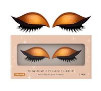 Eye Shadow Eyelash Stick on, Reusable Adhesive Eye Makeup for Women, Waterproof Eyeshadow Eyelash Patch for Women Festival Travel Wedding Cosplay Night Out Stage Halloween Photoshoot
