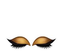 Eye Shadow Eyelash Stick on | Reusable Adhesive Eye Makeup for Women | Waterproof Smudge-Proof Eyelash Patch for Halloween Night Out Cosplay Bridal Photoshoot Wedding Stage