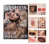 Eye Shadow Palette Makeup | 30-Colors Long Lasting Concealer - Book-Style Eyeshadow Makeup Palette | for Cheeks Face Daily Travel Holiday Birthday Work Wedding Events Women Brides