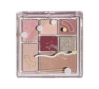 Eye Shadow Palette Makeup | 7 Colors Waterproof Eye Shadow | Professional Vibrant Colors Shades Cosmetics Compact Waterproof Glitter Makeup Palette For Blendable Bright