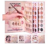 Eye Shadow Palette Makeup - Chromatic Booklet Design, Matte Tint Variety, Smear Guard Visual Effect, Creative Face Enhancement Ensemble | for Everyday Practice Event Showcase