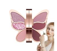 Eye Shadow Palette - Makeup Eyeshadow Palette, Beauty Cosmetic, Pigmented Eyeshadow | Unique 6 Color Blendable Makeup Palette For Natural Look, Long-Lasting Eye Color For Daily Wear, Or Professi