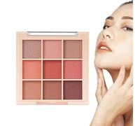 Eye Shadow Palette | Professional 9 Colors Eyeshadow Makeup | Natural Long Lasting Multicolor Nude Eye Makeup, Eyeshadow for Beginners