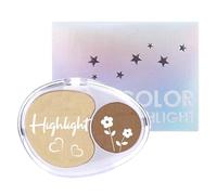 Eye Shadow Palettes | Long-Lasting Waterproof 2-Color,Shimmer Matte Eyeshadow Bronzer Powder | for Women Teens Wife Travel Everyday Dating Party Commuting Wedding