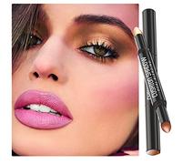 Eye Shadow Stick Eye Shadow Pen Double Head Double Color Sweat Proof Durable Color Display Pearl Light Brighten The Sleeping Silkworm 12