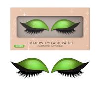 Eye Shadow Stickers | 2-in-1 Eye Cosmetics Patches | Sweatproof Eyelash Eyeshadow Patch,for Women Girls Festival Costume Carnival Concert Cosplay Party Stage