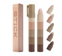 Eye Shadow Sticks - Shimmer Highlighter, Long Lasting Makeup Stick, Smooth Face Cosmetics, Cream Eyeshadow Stick | For Mature Skin Outdoor Party Trip Stage Carnival School Dating Travel Glow Brighten