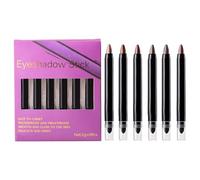 Eye Shadow Sticks,Shimmer Pencil Eye Shadow Applicator 6 Colors | Smudge-proof Shimmer Eye Bags Eye Shadow Brightener Pen for Women