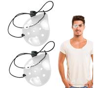 Eye Shield 2 PCS Eye Shield After Cataract Surgery Ventilation Transparent Eye Mask Eye Shield After Surgery Plastic Porous Transparent Eye Patch for Eye Surgery Covering Breathable After Surgery