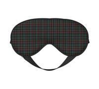 Eye Sleep Mask for Women Men - Adjustable Buckle Buffalo Plaid Dark Green Print Travel Eye Masks for Sleep Mask Blackout, Comfy Sleeping Blindfolds for Women Men, Funny Blindfolds for Party Games