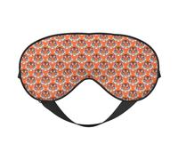 Eye Sleep Mask for Women Men - Adjustable Buckle Orange Tiger Head Print Travel Eye Masks for Sleep Mask Blackout, Comfy Sleeping Blindfolds for Women Men, Funny Blindfolds for Party Games