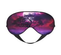 Eye Sleep Mask for Women Men - Artistic Red Purple Cloud Moon.jpg Adjustable Buckle Travel Eye Masks for Sleep Mask Blackout, Soft Sleeping Mask for Women Men, Funny Blindfolds for Party Games