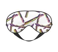 Eye Sleep Mask for Women Men - Asparagus Comical Print Adjustable Buckle Travel Eye Masks for Sleep Mask Blackout, Soft Sleeping Mask for Women Men, Funny Blindfolds for Party Games