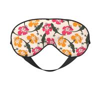 Eye Sleep Mask for Women Men - Black Gecko Lizard Flowers Adjustable Buckle Travel Eye Masks for Sleep Mask Blackout, Soft Sleeping Mask for Women Men, Funny Blindfolds for Party Games