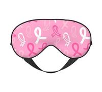 Eye Sleep Mask for Women Men - Breast Cancer Awareness (3) Adjustable Buckle Travel Eye Masks for Sleep Mask Blackout, Soft Sleeping Mask for Women Men, Funny Blindfolds for Party Games