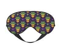 Eye Sleep Mask for Women Men - Cartoon Masquerade Print Adjustable Buckle Travel Eye Masks for Sleep Mask Blackout, Comfy Sleeping Mask for Women Men, Funny Blindfolds for Party Games