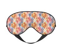 Eye Sleep Mask for Women Men - Colorful Tree Forest Print Adjustable Buckle Travel Eye Masks for Sleep Mask Blackout, Comfy Sleeping Mask for Women Men, Funny Blindfolds for Party Games