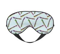 Eye Sleep Mask for Women Men - Comical Asparagus Print Adjustable Buckle Travel Eye Masks for Sleep Mask Blackout, Soft Sleeping Mask for Women Men, Funny Blindfolds for Party Games