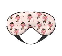 Eye Sleep Mask for Women Men - Cute Love Dachshund Dog Puppy Adjustable Buckle Travel Eye Masks for Sleep Mask Blackout, Soft Sleeping Mask for Women Men, Funny Blindfolds for Party Games