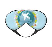 Eye Sleep Mask for Women Men - Dreaming Travel Adjustable Buckle Travel Eye Masks for Sleep Mask Blackout, Soft Sleeping Mask for Women Men, Funny Blindfolds for Party Games