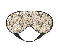 Eye Sleep Mask for Women Men - Forest Small Animals Print Adjustable Buckle Travel Eye Masks for Sleep Mask Blackout, Comfy Sleeping Mask for Women Men, Funny Blindfolds for Party Games