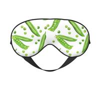 Eye Sleep Mask for Women Men - Funny Green Peas Adjustable Buckle Travel Eye Masks for Sleep Mask Blackout, Soft Sleeping Mask for Women Men, Funny Blindfolds for Party Games