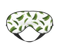 Eye Sleep Mask for Women Men - Green Peas Pattern Adjustable Buckle Travel Eye Masks for Sleep Mask Blackout, Soft Sleeping Mask for Women Men, Funny Blindfolds for Party Games