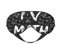 Eye Sleep Mask for Women Men - I Love Math Adjustable Buckle Travel Eye Masks for Sleep Mask Blackout, Soft Sleeping Mask for Women Men, Funny Blindfolds for Party Games
