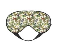 Eye Sleep Mask for Women Men - Jungle Animals Adjustable Soft Buckle Travel Eye Masks for Sleep Mask Blackout, Sleeping Mask for Women Men, Funny Blindfolds for Party Games