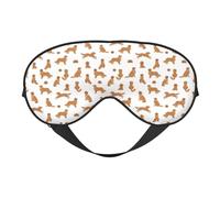 Eye Sleep Mask for Women Men - Labrador Retriever Dog Head Adjustable Soft Buckle Travel Eye Masks for Sleep Mask Blackout, Sleeping Mask for Women Men, Funny Blindfolds for Party Games