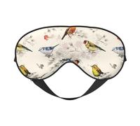 Eye Sleep Mask for Women Men - Little Birds Adjustable Soft Buckle Travel Eye Masks for Sleep Mask Blackout, Sleeping Mask for Women Men, Funny Blindfolds for Party Games