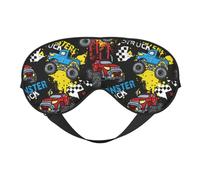 Eye Sleep Mask for Women Men - Monster Car Adjustable Buckle Travel Eye Masks for Sleep Mask Blackout, Soft Sleeping Mask for Women Men, Funny Blindfolds for Party Games