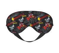 Eye Sleep Mask for Women Men - Monster Truck Adjustable Buckle Travel Eye Masks for Sleep Mask Blackout, Soft Sleeping Mask for Women Men, Funny Blindfolds for Party Games