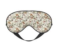 Eye Sleep Mask for Women Men - Mushroom Garnish Adjustable Soft Buckle Travel Eye Masks for Sleep Mask Blackout, Sleeping Mask for Women Men, Funny Blindfolds for Party Games