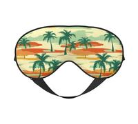 Eye Sleep Mask for Women Men - Palm Tree_AM Adjustable Buckle Travel Eye Masks for Sleep Mask Blackout, Soft Sleeping Mask for Women Men, Funny Blindfolds for Party Games