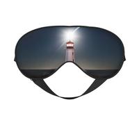 Eye Sleep Mask for Women Men - Peggy's Cove Lighthouse Adjustable Buckle Travel Eye Masks for Sleep Mask Blackout, Soft Sleeping Mask for Women Men, Funny Blindfolds for Party Games