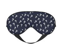Eye Sleep Mask for Women Men - Question Mark Minimalist Print Adjustable Buckle Travel Eye Masks for Sleep Mask Blackout, Comfy Sleeping Mask for Women Men, Funny Blindfolds for Party Games