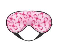 Eye Sleep Maskfor Women Men - Breast Cancer Awareness-Q Soft Travel Eye Masks for Sleep Mask Blackout, Adjustable Buckle Sleeping Mask for Women Men, Funny Blindfolds for Party Games