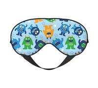 Eye Sleep Maskfor Women Men - Cartoon Monster Soft Travel Eye Masks for Sleep Mask Blackout, Adjustable Buckle Sleeping Mask for Women Men, Funny Blindfolds for Party Games