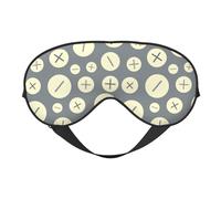 Eye Sleep Maskfor Women Men - Comical Math Symbol Print Soft Travel Eye Masks for Sleep Mask Blackout, Adjustable Buckle Sleeping Mask for Women Men, Funny Blindfolds for Party Games